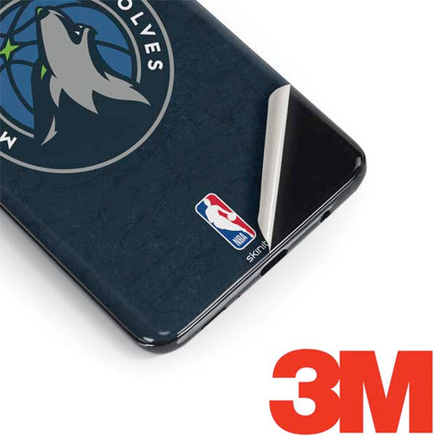 NBA Minnesota Timberwolves Distressed Galaxy S9 Skin